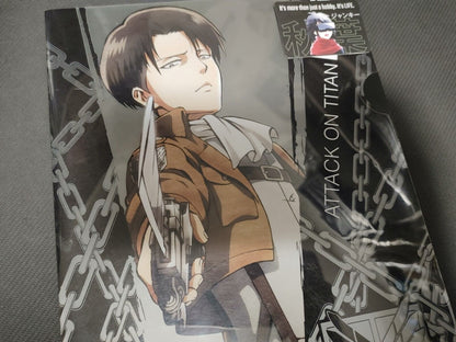 Attack on Titan Collectible Design Clear File Design Levi GOODS JAPAN