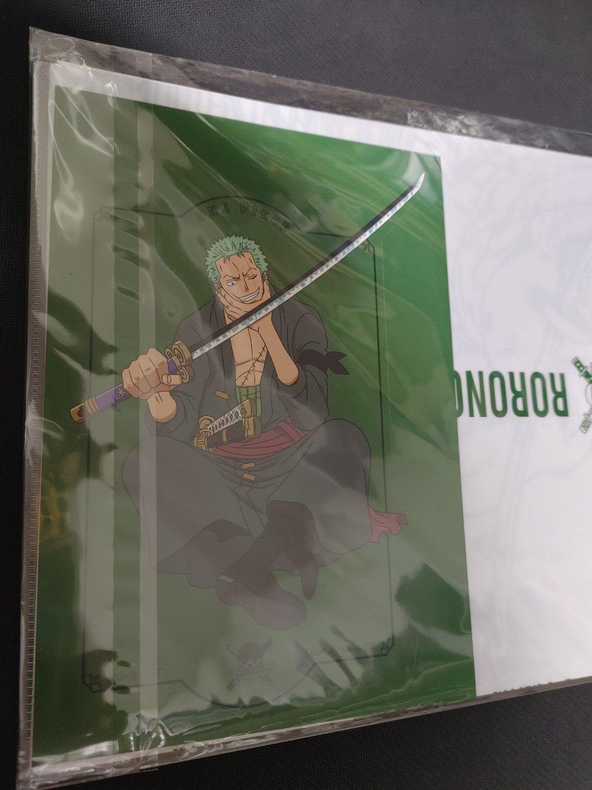 Anime One Piece Animation Zoro Design File Set B Japan Limited