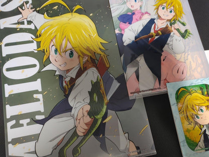 Anime Seven Deadly Sins Elizabeth Meliodas Clear File Set Japan Limited Release