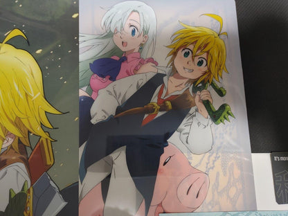 Anime Seven Deadly Sins Elizabeth Meliodas Clear File Set Japan Limited Release