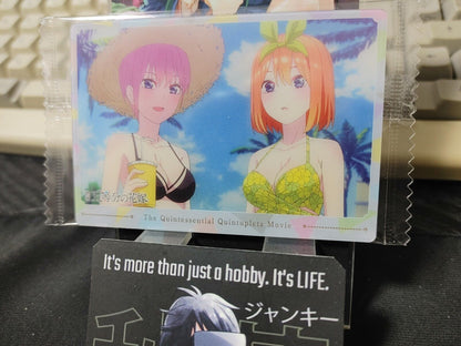 Quintessential Quintuplets Card Bikini Yotsuba Nakano Ichika Japan Release
