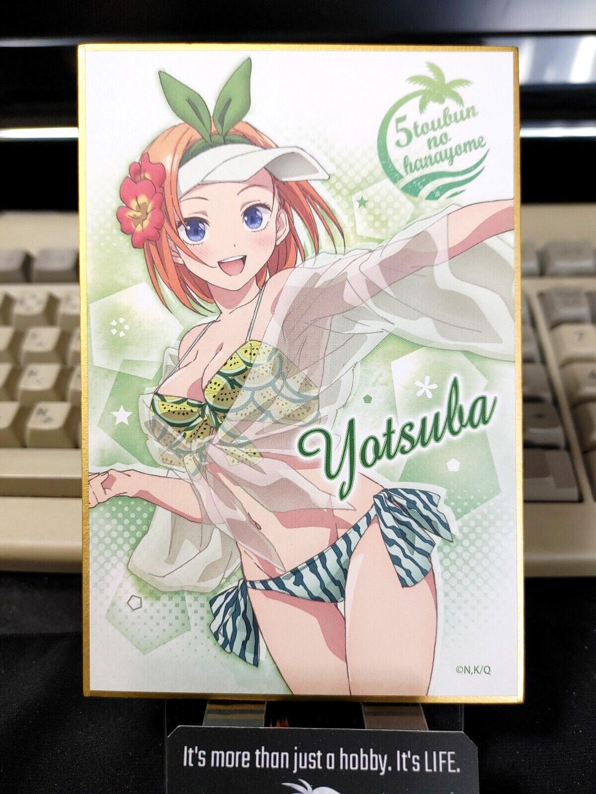 Quintessential Quintuplets Anime Yotsuba Nakano Kawaii Sexy Shikishi Panel Japan