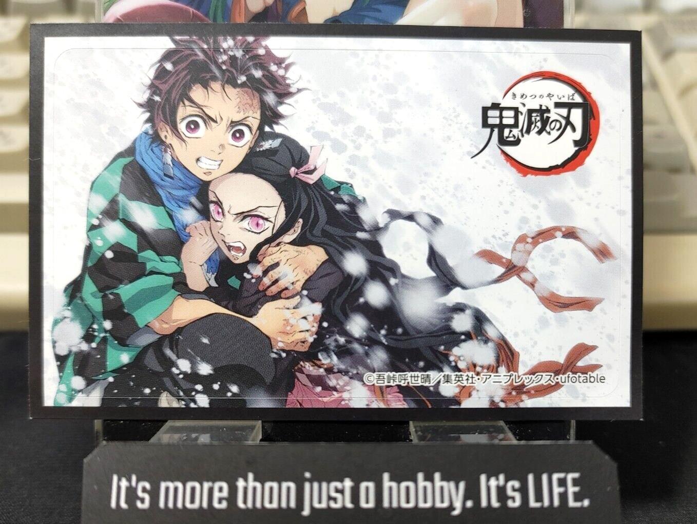 Demon Slayer Kimetsu no Yaiba Tanjiro Nezuko Sticker Card Japan Release