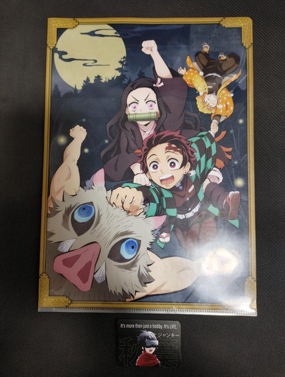 Demon Slayer Inosuke Zenitzu Nezuko Tanjiro Design Clear File Design JAPAN