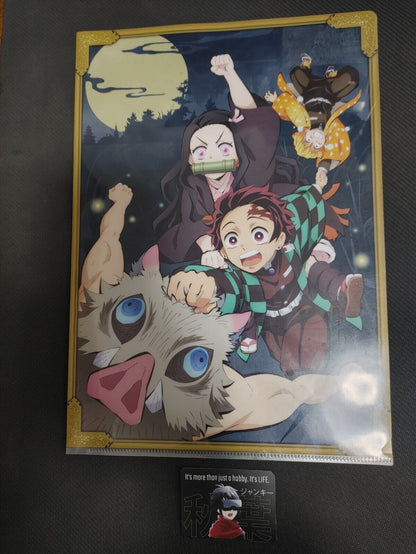 Demon Slayer Inosuke Zenitzu Nezuko Tanjiro Design Clear File Design JAPAN