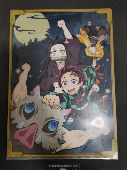 Demon Slayer Inosuke Zenitzu Nezuko Tanjiro Design Clear File Design JAPAN