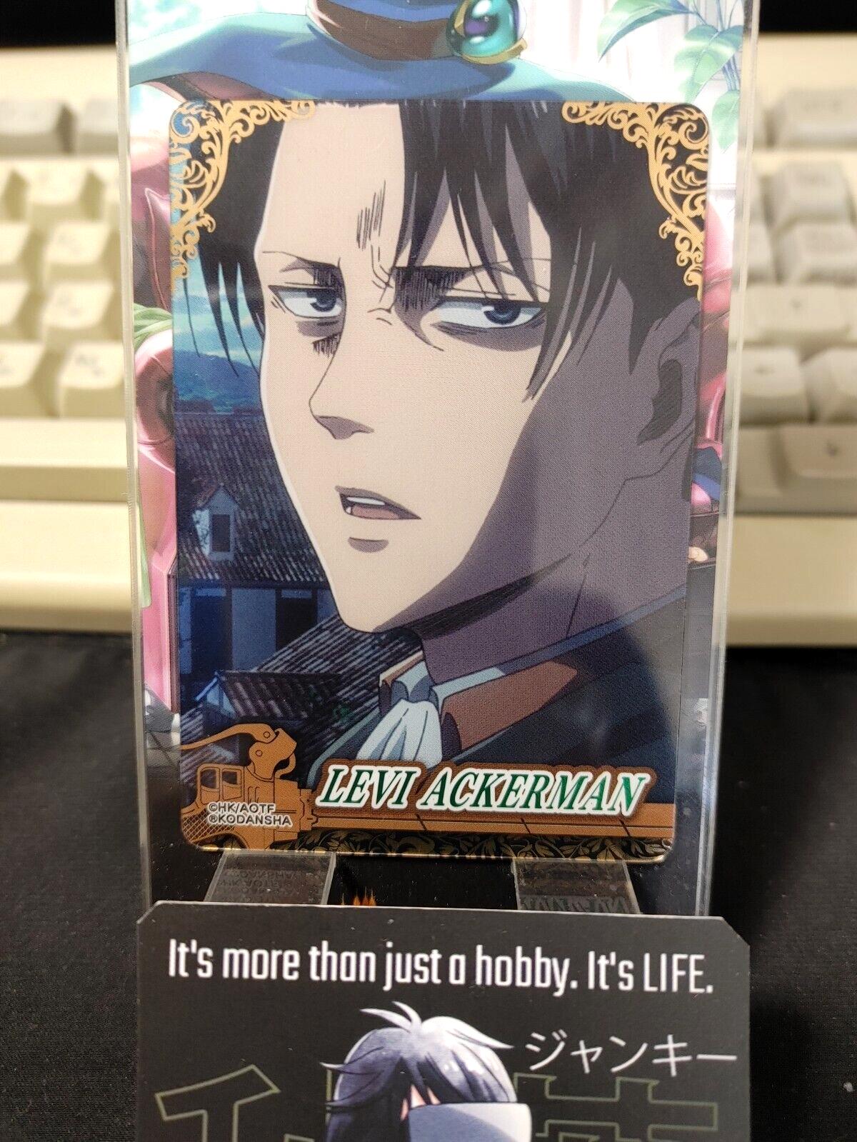 Attack on Titan Card Levi Ackerman Japan Collectible A Release AoT