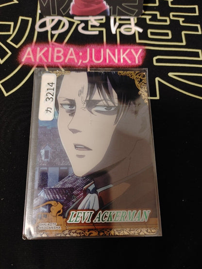 Attack on Titan Card Levi Ackerman Japan Collectible A Release AoT