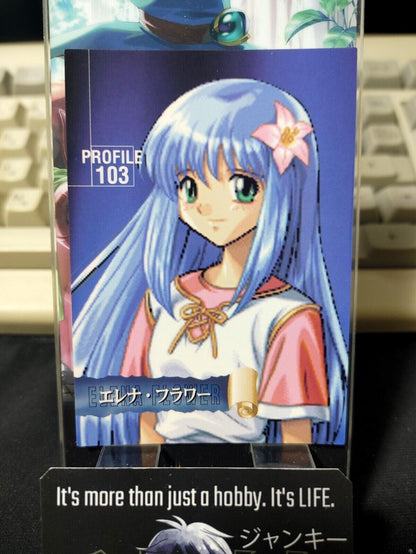 Rance Card Alice Soft Alicesoft Elena Profile 103 1998 Vintage Japan