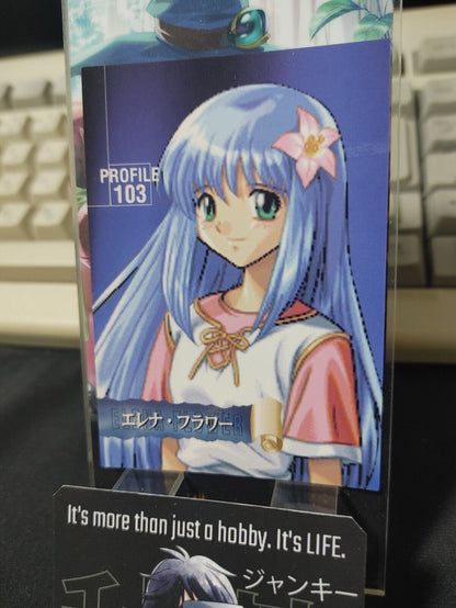 Rance Card Alice Soft Alicesoft Elena Profile 103 1998 Vintage Japan