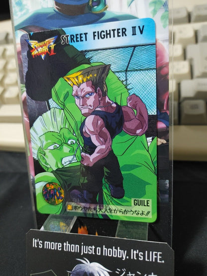 Street Fighter II V Bandai Guile Carddass Card 13 Vintage Japan