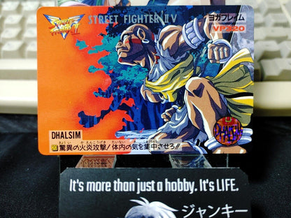 Street Fighter II V Bandai Dhalsim Carddass Card 20 Vintage Japan