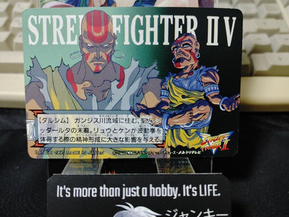 Street Fighter II V Bandai Dhalsim Carddass Card 20 Vintage Japan