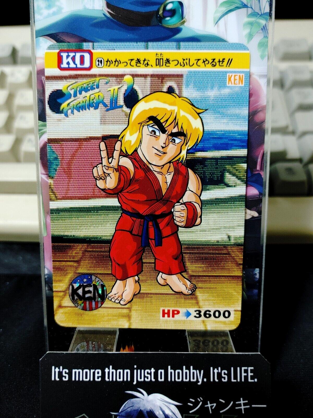 Street Fighter II Ken Carddass Card 29 Vintage Japan