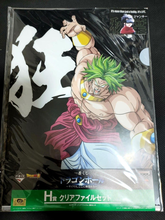 Dragonball Animation Broly Super Saiyan Anime Clear File Japan