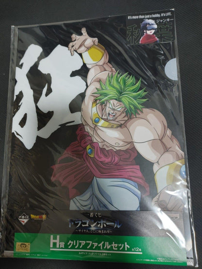 Dragonball Animation Broly Super Saiyan Anime Clear File Japan