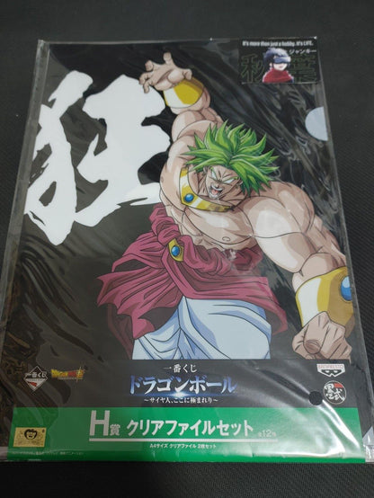 Dragonball Animation Broly Super Saiyan Anime Clear File Japan