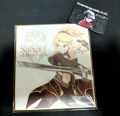 Anime Fate Grand Order FGO Mordred Shikishi Display Board Japan Release Limited