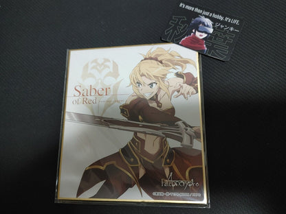 Anime Fate Grand Order FGO Mordred Shikishi Display Board Japan Release Limited