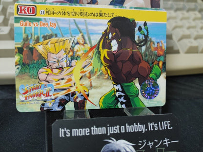 Super Street Fighter II Guile Dee Jay Balrog Carddass Card 38 Vintage Japan