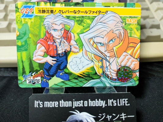 Street Fighter Zero Nash Carddass Card 029 Vintage Japan