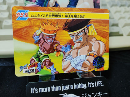 Street Fighter Zero Adon Carddass Card 031 Vintage Japan