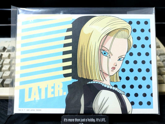 Anime Dragon ball Animation Canvas Style Display Board Android 18 Japan Limited