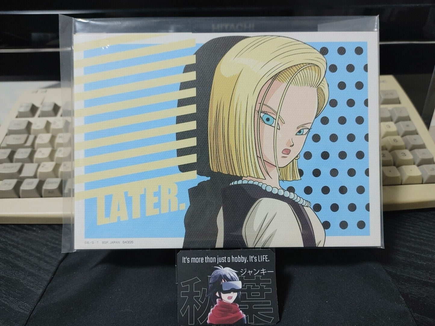 Anime Dragon ball Animation Canvas Style Display Board Android 18 Japan Limited