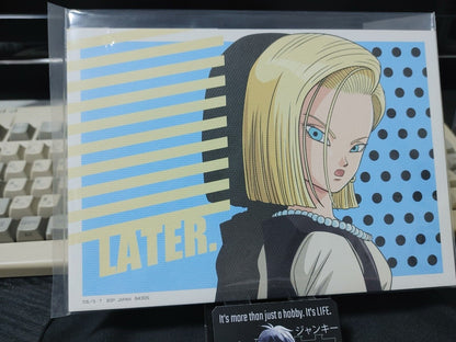 Anime Dragon ball Animation Canvas Style Display Board Android 18 Japan Limited