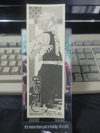 Demon Slayer Bookmark Kimetsu no Yaiba Sanemi Shinazugawa 26 Japan Release