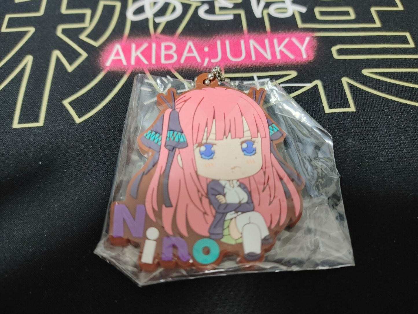 Quintessential Quintuplets Anime Nino Nakano Kawaii Sexy Rubber Charm Japan