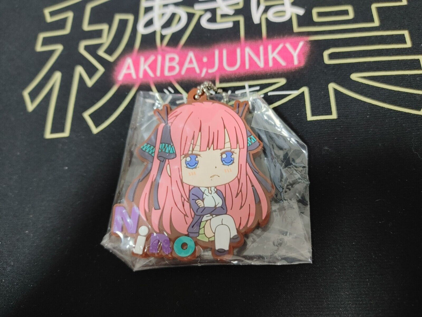 Quintessential Quintuplets Anime Nino Nakano Kawaii Sexy Rubber Charm Japan