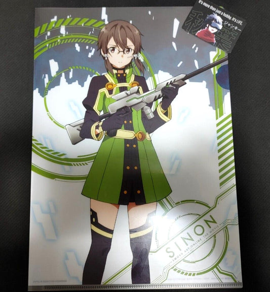 Sword Art Online Sinon Clear File A Japan Anime Limited Release