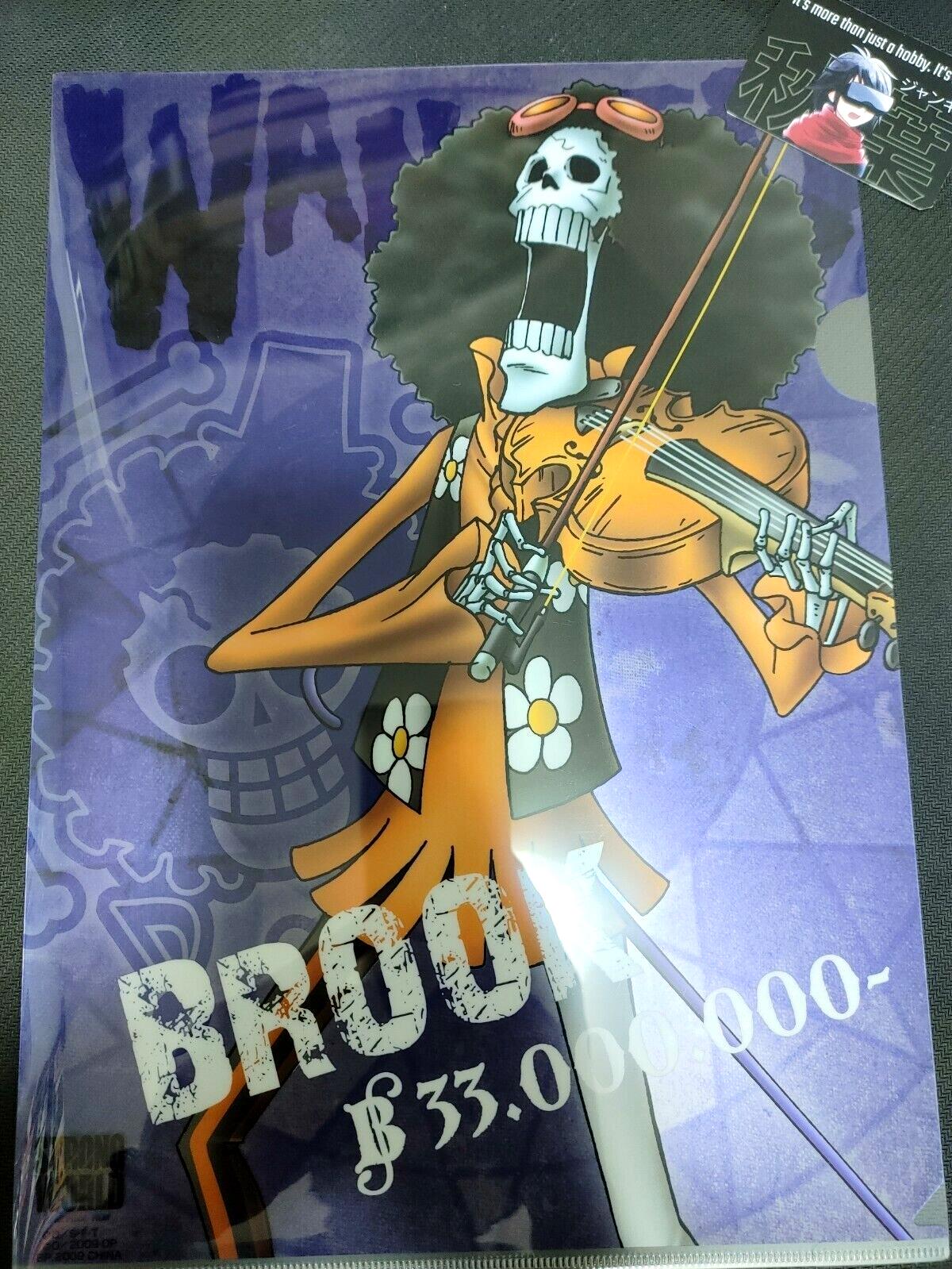 Anime One Piece Animation Brook Design File A Japan Limited