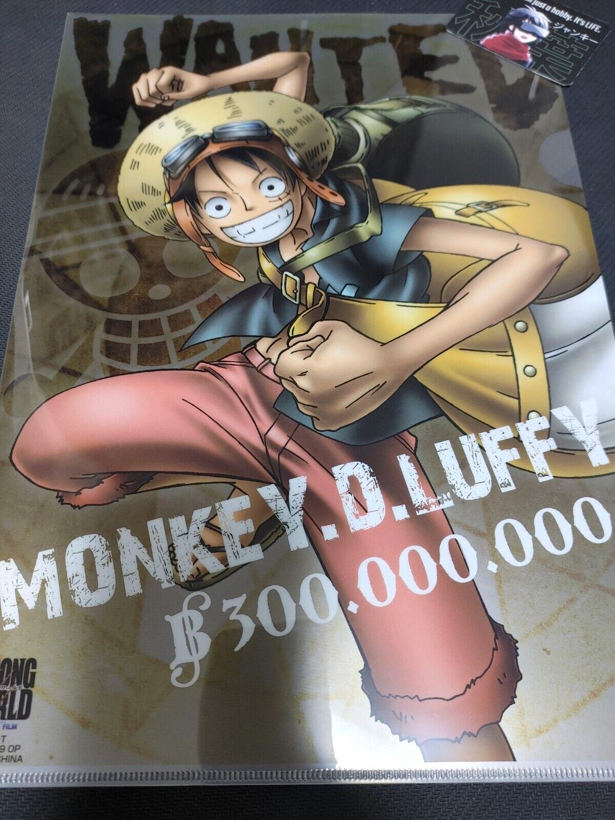 Anime One Piece Animation Luffy Design File A Japan Limited