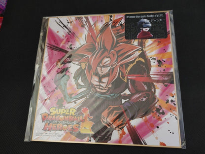 Anime Super Dragon ball Heroes Goku Shikishi Art Panel Japan Limited Release E