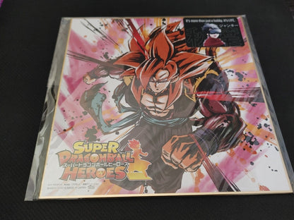 Anime Super Dragon ball Heroes Goku Shikishi Art Panel Japan Limited Release E