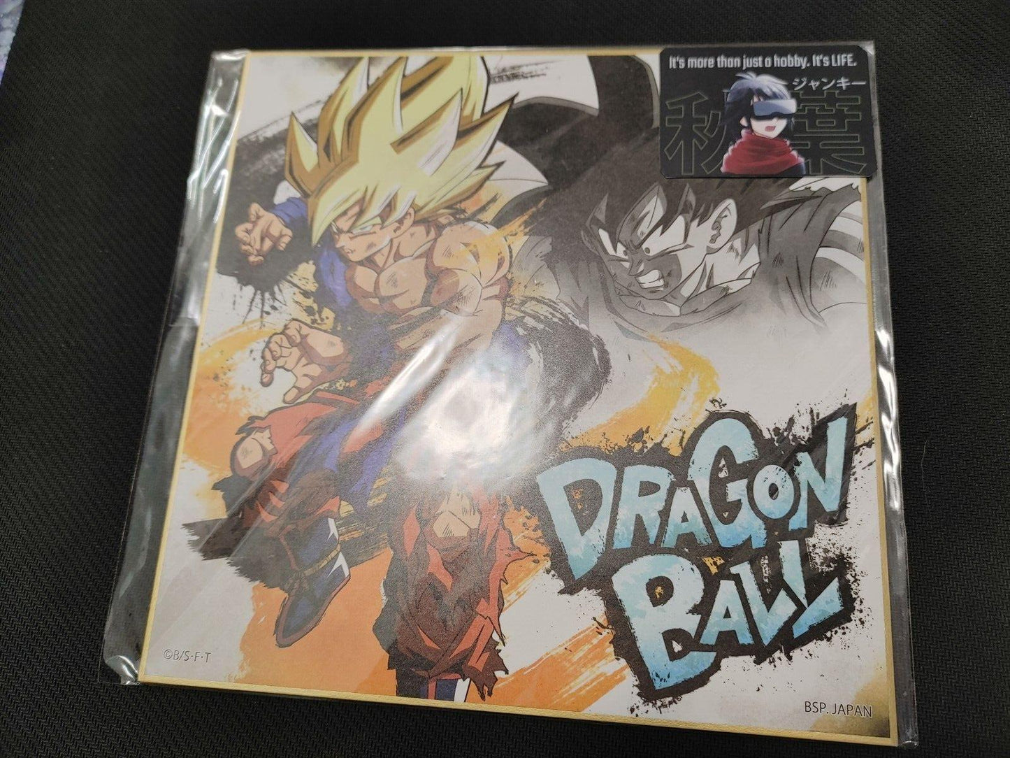 Anime Dragon Ball SS Goku Shikishi Art Panel Japan Limited