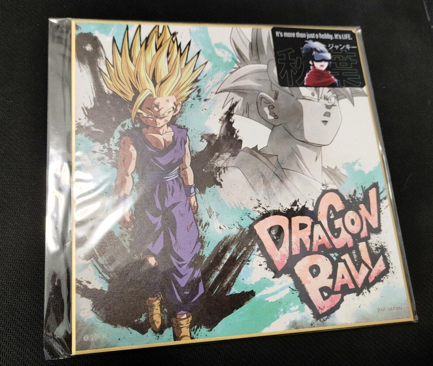 Anime Dragon Ball Gohan SS2 Shikishi Art Panel Japan Limited