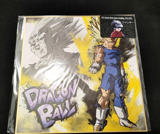 Anime Dragon Ball Majin Vegeta Shikishi Art Panel Japan Limited