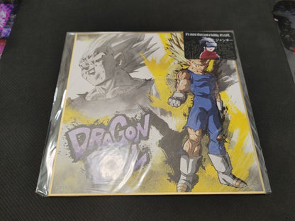 Anime Dragon Ball Majin Vegeta Shikishi Art Panel Japan Limited