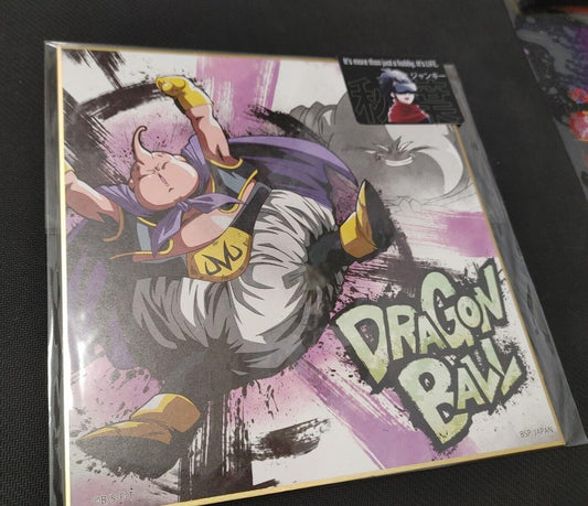 Anime Dragon Ball Majin Buu Shikishi Art Panel Japan Limited