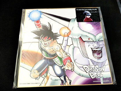 Anime Dragon Ball Bardock VS Frieza Shikishi Art Panel Japan Limited