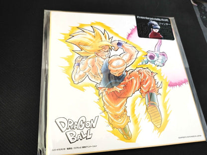 Anime Dragon Ball SS Goku VS Frieza Shikishi Art Panel Japan Limited