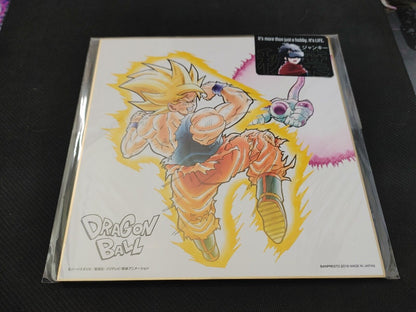 Anime Dragon Ball SS Goku VS Frieza Shikishi Art Panel Japan Limited