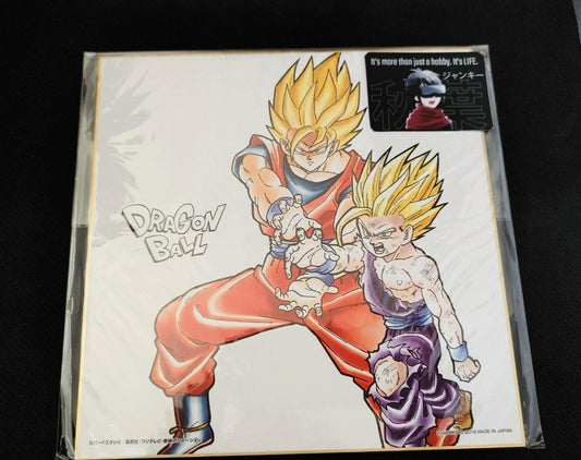 Anime Dragon Ball Goku Gohan Shikishi Art Panel Japan Limited