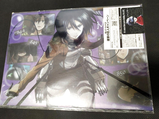 Attack on Titan Collectible Design Clear File Design Mikasa B GOODS JAPAN