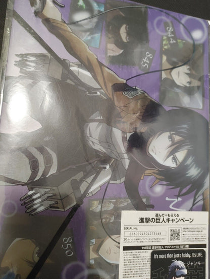 Attack on Titan Collectible Design Clear File Design Mikasa B GOODS JAPAN