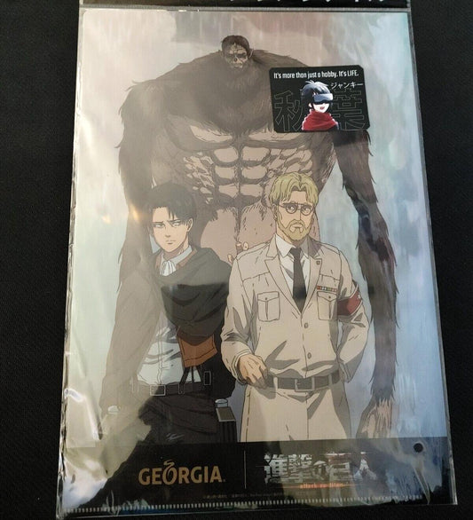 Attack on Titan Collectible Design Clear File Design Levi C GOODS JAPAN