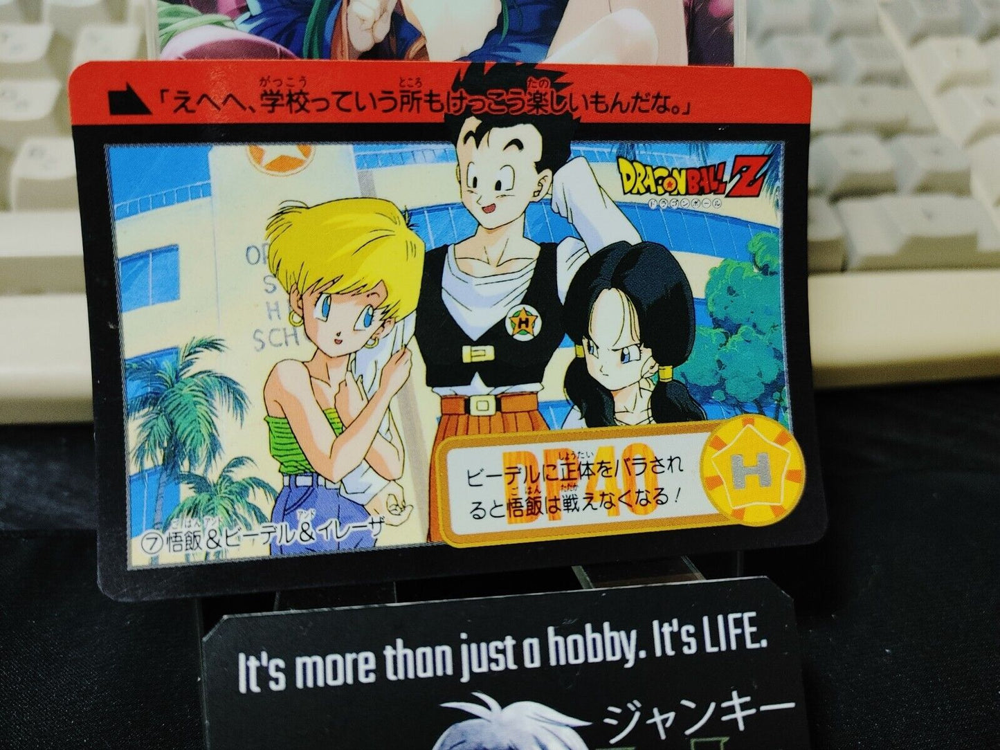 Dragon Ball Z Bandai Carddass Card Gohan Videl Erasa #7 Japanese Vintage Japan